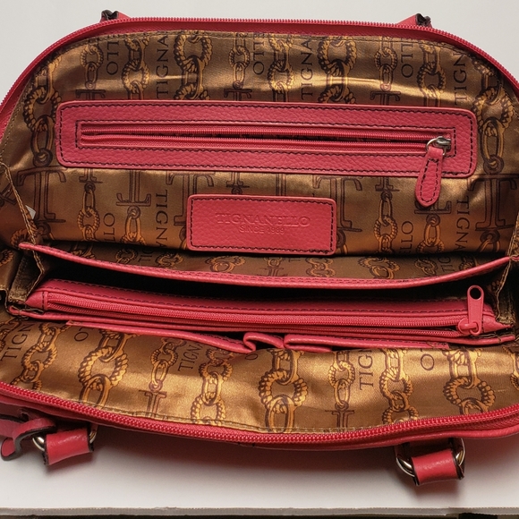 Tignanello leather hand bag - Picture 3 of 8